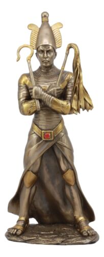 Ebros Gift Ebros Egyptian God Of The Dead Osiris Holding Crook And Flail 11.5" H Figurine