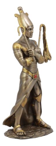 Ebros Gift Ebros Egyptian God Of The Dead Osiris Holding Crook And Flail 11.5" H Figurine