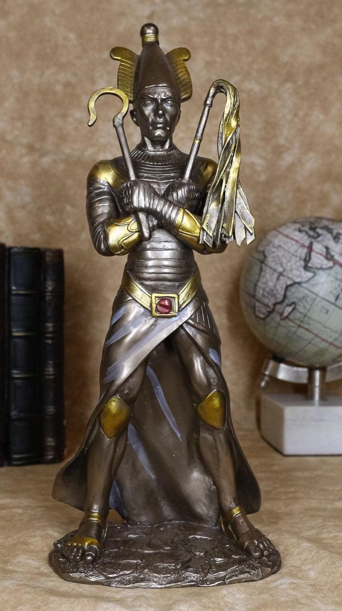 ebros gift Ebros Egyptian God of The Dead Osiris Holding Crook and Flail 11.5" H Figurine