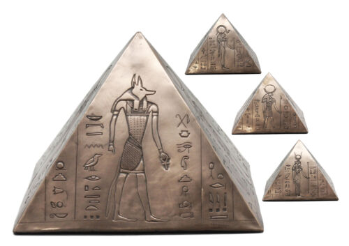 Ebros Gift Ebros Egyptian Gods And Deities Anubis Horus Isis Sekhmet Pyramid Cremation Urn
