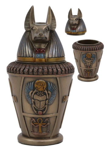Ebros Gift Ebros Egyptian Gods And Deities Duamutef Canopic Jar 5.75"H Four Sons Of Horus