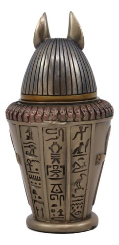 Ebros Gift Ebros Egyptian Gods And Deities Duamutef Canopic Jar 5.75"H Four Sons Of Horus