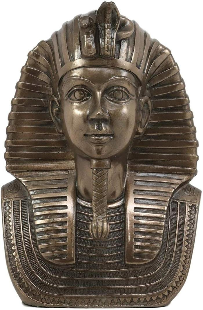 Ebros Gift Ebros Egyptian Pharaoh King Tut And Queen Nefertiti Bust Set Of Two Figurine