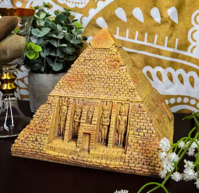 ebros gift Ebros Egyptian Pyramid Box 7"Wide The Great Pyramid Of Khufu Hinged Trinket Box