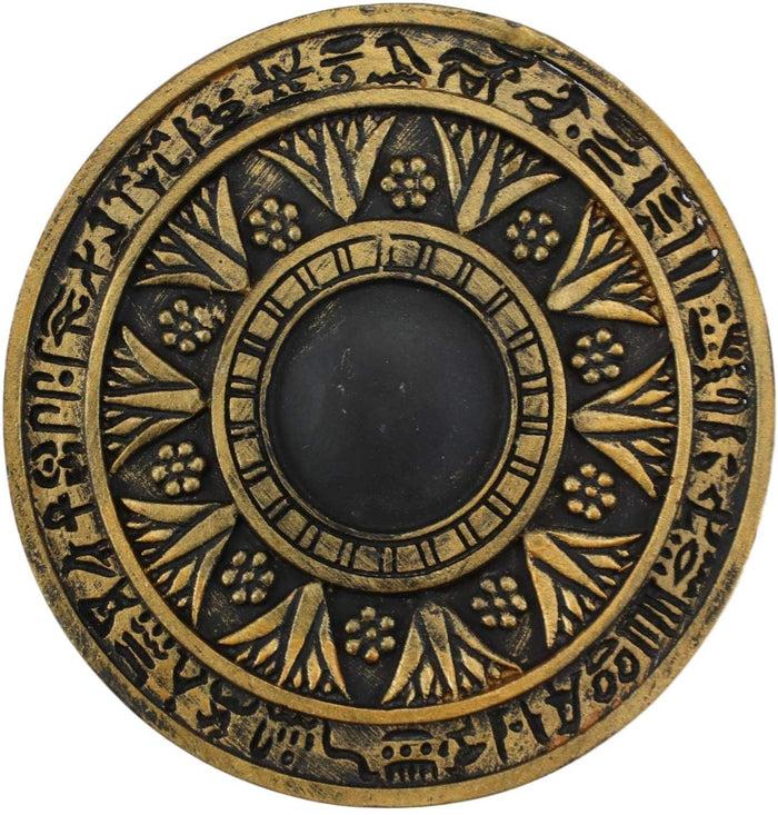 Ebros Gift Ebros Egyptian Royal Insignia Hieroglyphic Sandtimer Desktop Figurine 6.25"H