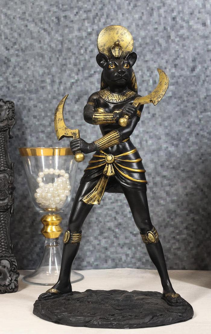 ebros gift Ebros Egyptian Sun Goddess Sekhmet W/ Sickle Statue Huntress Lioness Healer