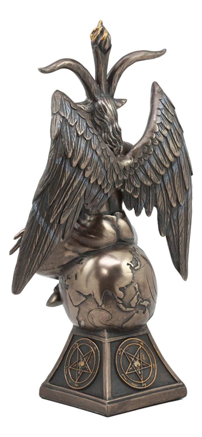 Ebros Gift Ebros Eliphaz Levi Sabbatic Goat Baphomet Statue 9.25"Tall Solve Coagula Figurine