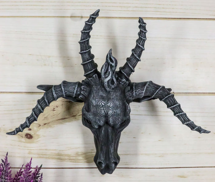 ebros gift Ebros Eliphaz Levi Sabbatic Goat Baphomet Wall Plaque 8.5" Wide Collectible