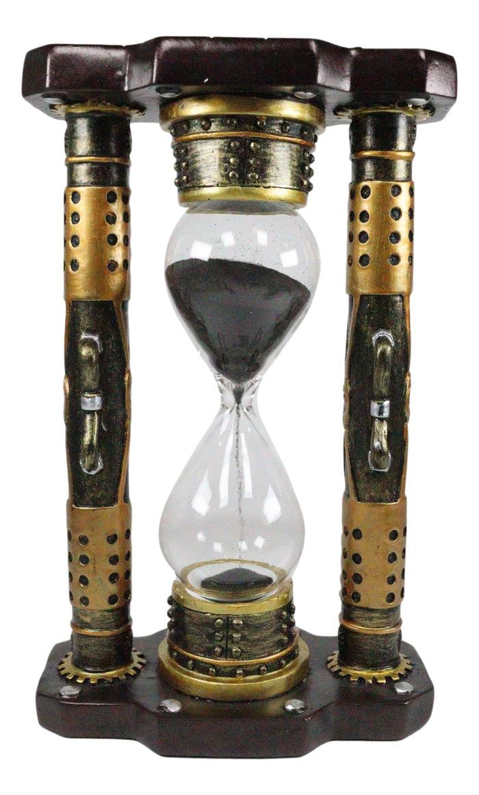 Ebros Gift Ebros Endless Time Shifting Warp Column Tower Steampunk Gearwork Sand Timer