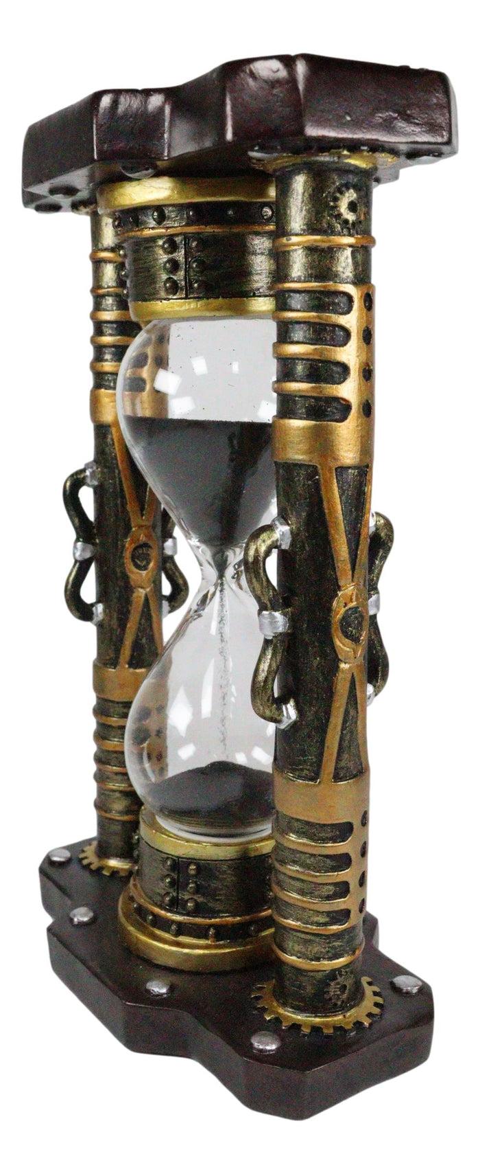 Ebros Gift Ebros Endless Time Shifting Warp Column Tower Steampunk Gearwork Sand Timer