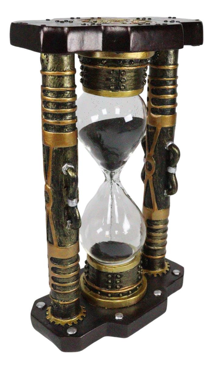 Ebros Gift Ebros Endless Time Shifting Warp Column Tower Steampunk Gearwork Sand Timer