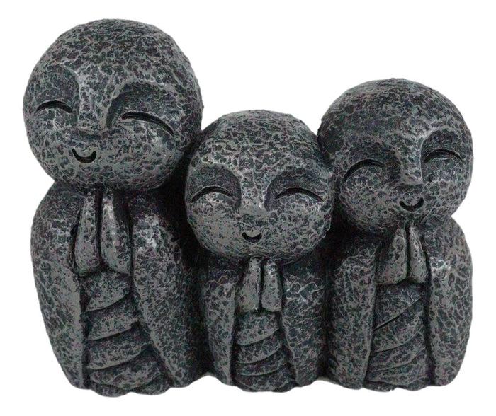 ebros gift Ebros Enlightenment Japanese Buddha Trio Jizo Monks of Harmony Figurine Charm