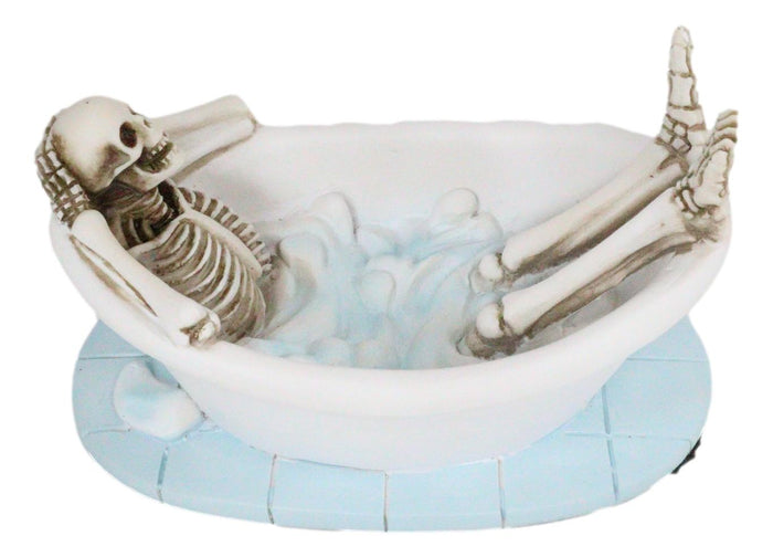 Ebros Gift Ebros Eternal Afterlife Skeleton Soaking In Bubble Bath Tub Jacuzzi Macabre