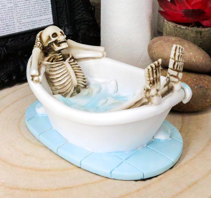 ebros gift Ebros Eternal Afterlife Skeleton Soaking in Bubble Bath Tub Jacuzzi Macabre