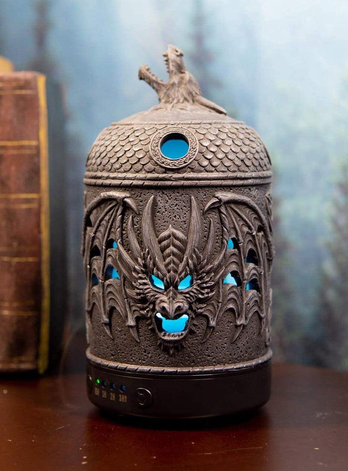 Ebros Gift Ebros Fantasy Dragon Aroma Diffuser With Light Home Decor Statue Figurine
