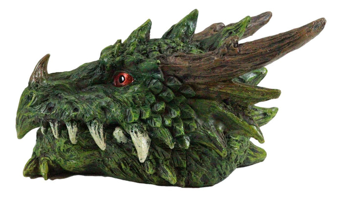 Ebros Gift Ebros Fantasy Greenman Spiked Tree Dragon Head Decorative Jewelry Box Figurine