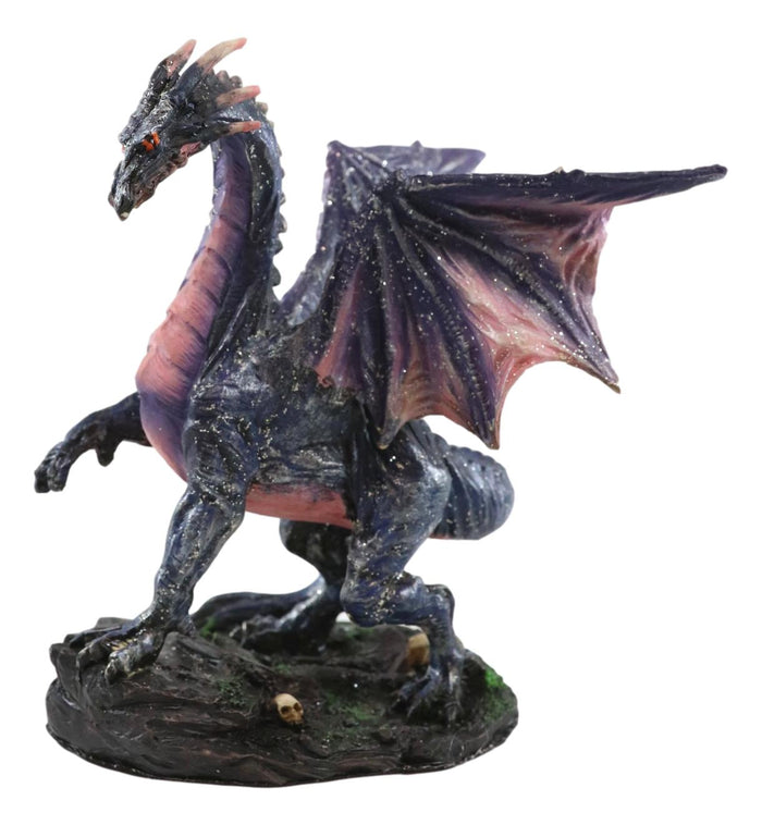 Ebros Gift Ebros Fantasy Midnight Dragon Pawing Beneath The Moon Figurine Dream Weaver Sculpture