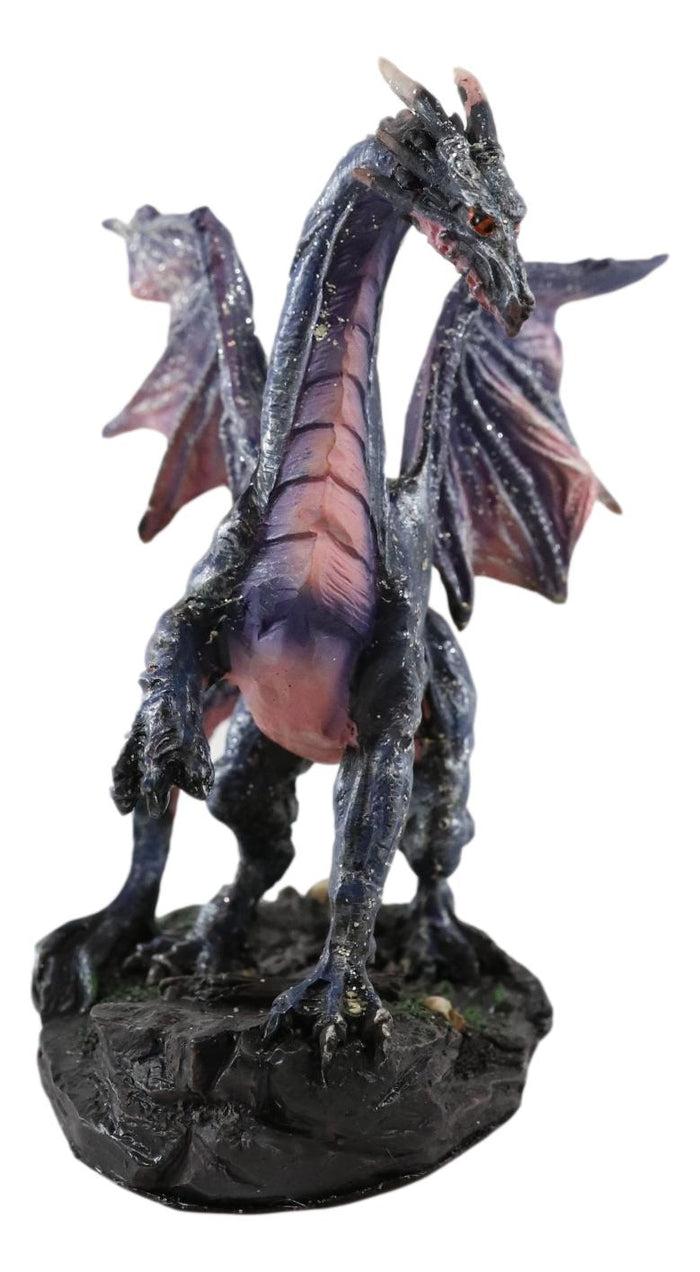 Ebros Gift Ebros Fantasy Midnight Dragon Pawing Beneath The Moon Figurine Dream Weaver Sculpture