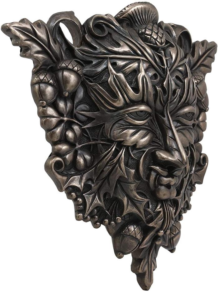 Ebros Gift Ebros Faux Bronze Acorn And Clover Greenman Unique Wall Plaque Maxine Miller