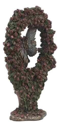 Ebros Gift Ebros Faux Bronze Sheila Wolk Angel Gatekeeper Statue 10.5"Tall