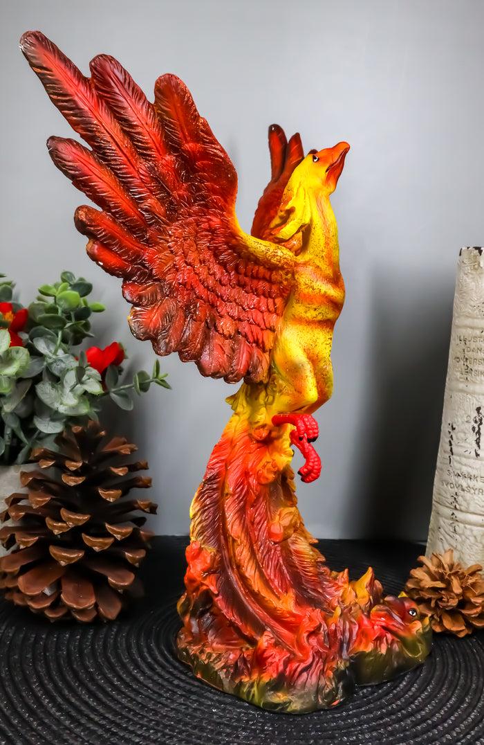 Ebros Gift Ebros Fawkes Resurrection Of The Phoenix Fire Bird Statue Symbol Of Transformation And Rebirth Figurine