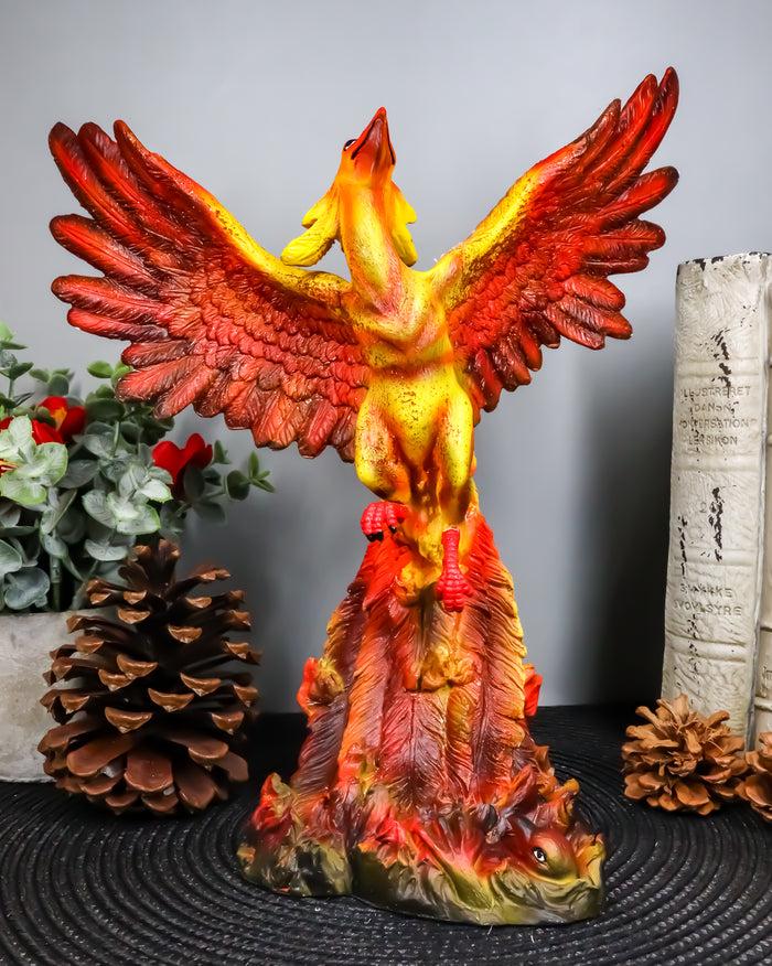 ebros gift Ebros Fawkes Resurrection of The Phoenix Fire Bird Statue Symbol of Transformation and Rebirth Figurine