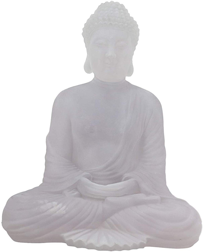 Ebros Gift Ebros Feng Shui Acrylic Buddha Shakyamuni Sitting In Meditation Statue 11.5" H