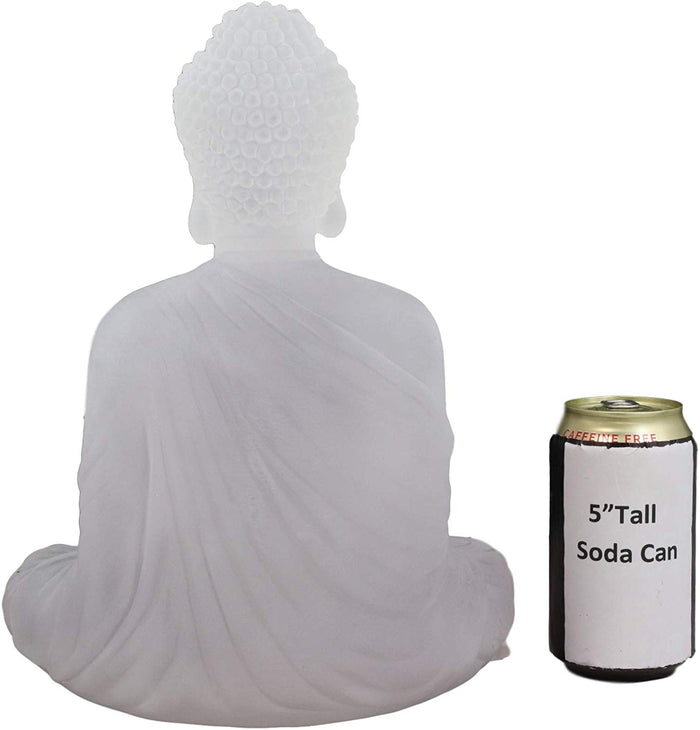 Ebros Gift Ebros Feng Shui Acrylic Buddha Shakyamuni Sitting In Meditation Statue 11.5" H