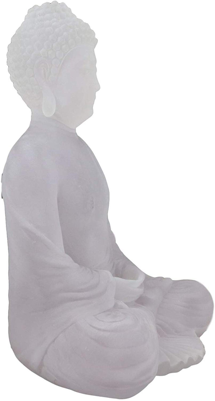 Ebros Gift Ebros Feng Shui Acrylic Buddha Shakyamuni Sitting In Meditation Statue 11.5" H