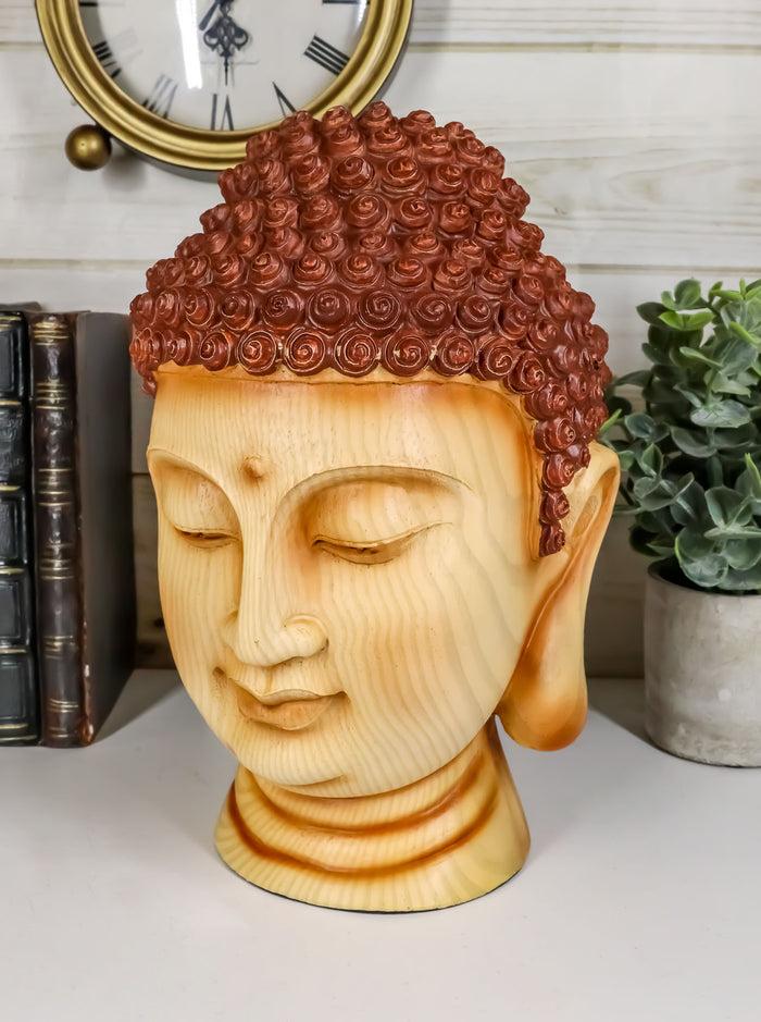 Ebros Gift Ebros Feng Shui Shakyamuni Buddha Gautama Head With Ushnisha Statue 9" H