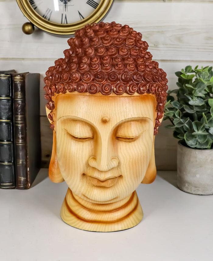 ebros gift Ebros Feng Shui Shakyamuni Buddha Gautama Head with Ushnisha Statue 9" H