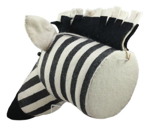 Ebros Gift Ebros Fiona Walker England Handmade Organic Animal Zebra Head Wall Decor Large 13.5"H