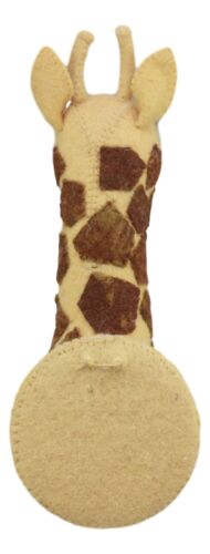Ebros Gift Ebros Fiona Walker England Handmade Organic Baby Animal Head Wall Decor Mini Safari And Farmland Collection (Mini Giraffe)