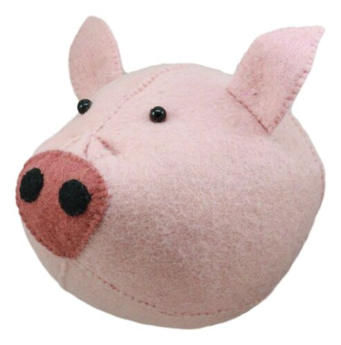 Ebros Gift Ebros Fiona Walker England Handmade Organic Baby Semi Pig Head Wall Decor