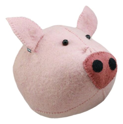 Ebros Gift Ebros Fiona Walker England Handmade Organic Baby Semi Pig Head Wall Decor