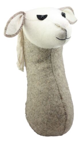 Ebros Gift Ebros Fiona Walker England Handmade Organic Camelid Llama Head Wall Decor Large 18"H