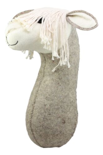 Ebros Gift Ebros Fiona Walker England Handmade Organic Camelid Llama Head Wall Decor Large 18"H