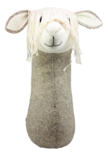 ebros gift Ebros Fiona Walker England Handmade Organic Camelid Llama Head Wall Decor Large 18"H