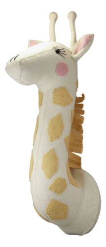 Ebros Gift Ebros Fiona Walker England Handmade Organic Girl Giraffe Head Wall Decor Large 26.5"H