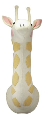 Ebros Gift Ebros Fiona Walker England Handmade Organic Girl Giraffe Head Wall Decor Large 26.5"H