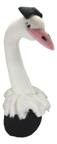 Ebros Gift Ebros Fiona Walker England Handmade Organic Girl Ostrich Head Wall Decor Large 24"H