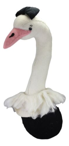 Ebros Gift Ebros Fiona Walker England Handmade Organic Girl Ostrich Head Wall Decor Large 24"H