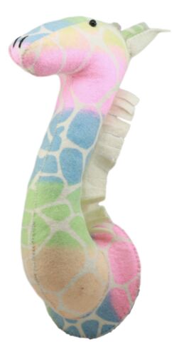 Ebros Gift Ebros Fiona Walker England Handmade Organic Semi Pastel Giraffe Head Wall Decor Hanger