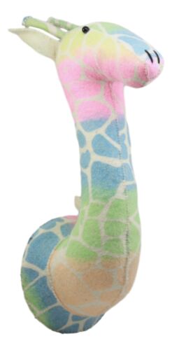 ebros gift Ebros Fiona Walker England Handmade Organic Semi Pastel Giraffe Head Wall Decor Hanger