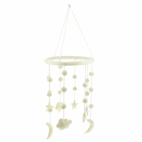 Ebros Gift Ebros Fiona Walker England Starry Night Handmade Organic Nursery Mobile Baby