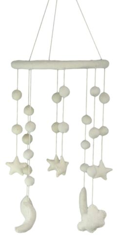 ebros gift Ebros Fiona Walker England Starry Night Handmade Organic Nursery Mobile Baby