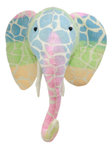 Ebros Gift Ebros Fiona Walker Handmade Organic Baby Stencil Print Elephant Wall Decor 14"H