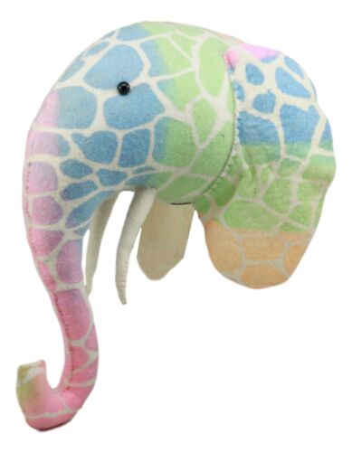 Ebros Gift Ebros Fiona Walker Handmade Organic Baby Stencil Print Elephant Wall Decor 14"H