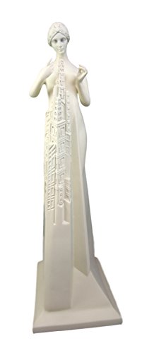 Ebros Gift Ebros Frank Lloyd Wright Art Lady Flower In The Crannied Wall Statue 18"H