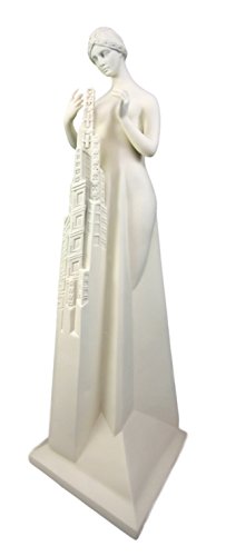 Ebros Gift Ebros Frank Lloyd Wright Art Lady Flower In The Crannied Wall Statue 18"H